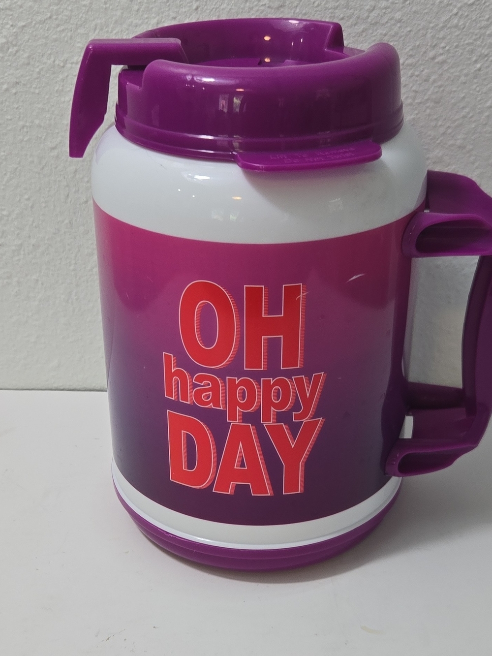 Oh Happy Day Pink & Purple Insulated Beverage Jug